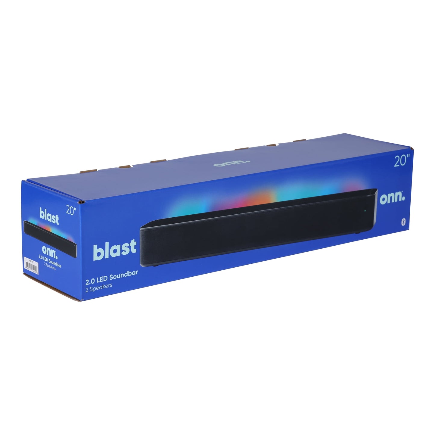 NEW - 2.0 LED Soundbar with 2 Speakers, 20"