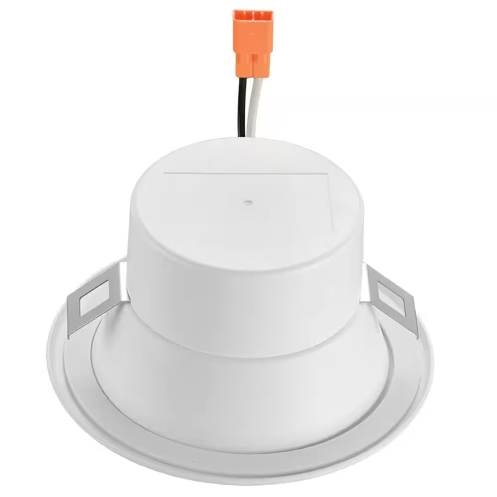 4 In. SMART Integrated LED Recessed Light Trim Wireless Powered by Hubspace Adjustable CCT New Construction Remodel