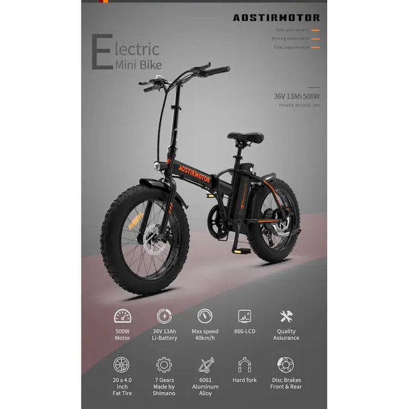 20-In Adult Unisex E-Bike