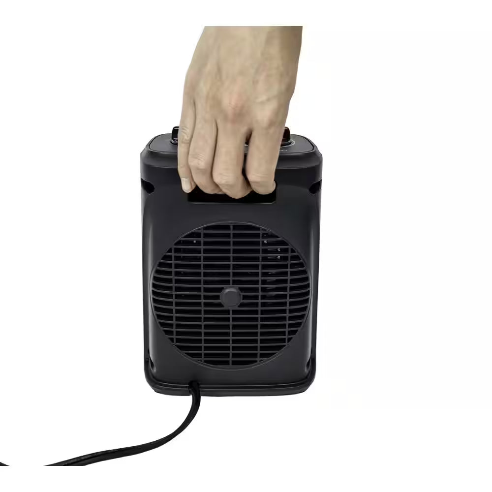 1500-Watt 9 In. Electric Personal Ceramic Space Heater with Thermostat