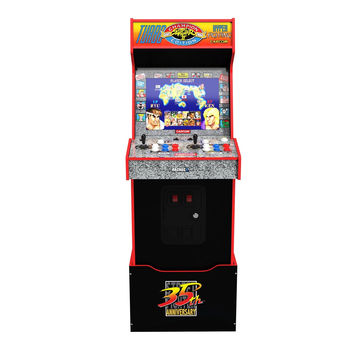 - 14 Games in 1, Street Fighter II Turbo: Hyper Fighting, Legacy Video Game Arcade with Riser and Wi-Fi Live