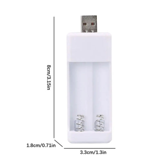 Fast Charging Battery Charger Short Circuit Protection AAA and AA Rechargeable Battery Station High Quality for Li-Ion and Ni-Mh