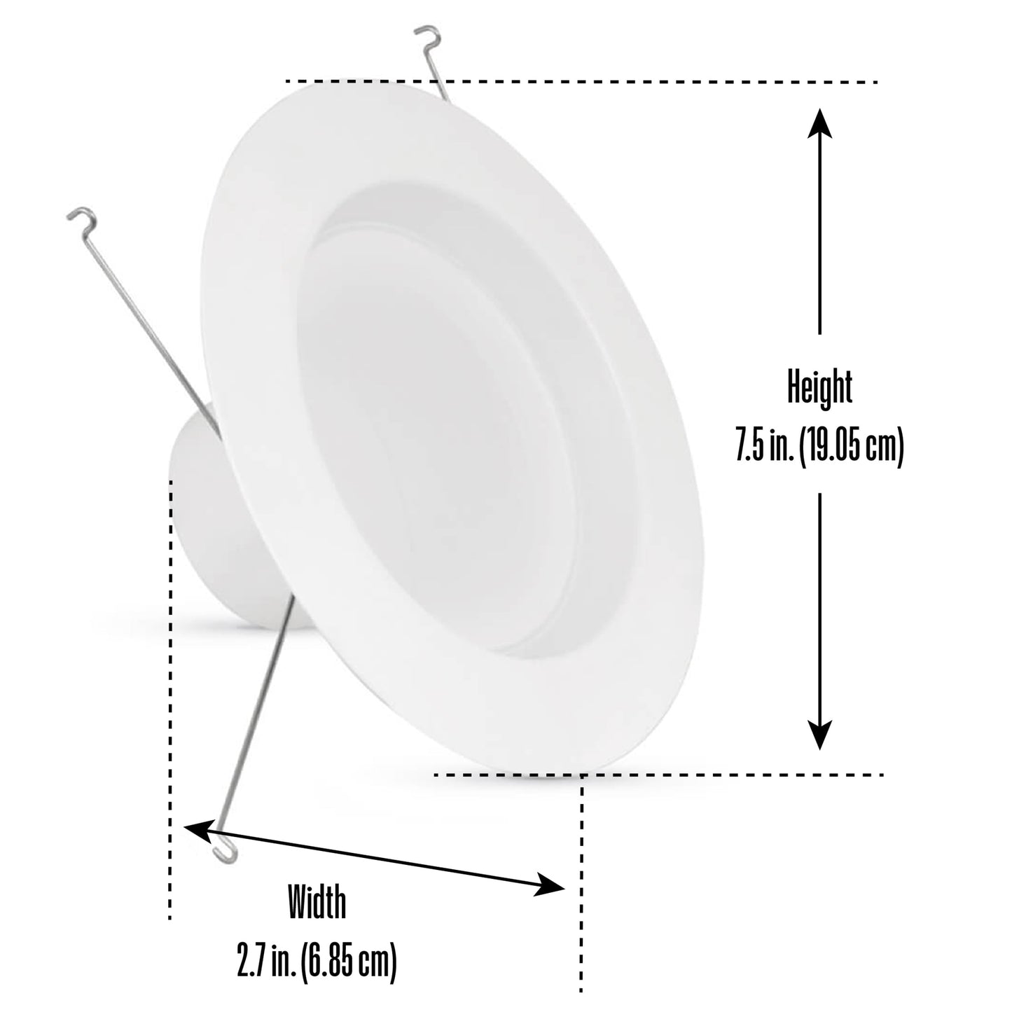 Smart LED 11.1W (75W Equivalent) Rgbw/Tunable White Recessed Light, 6", E26, Dimmable