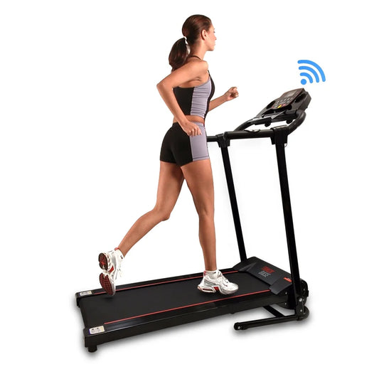 Foldable Treadmill Home Fitness Equipment with LCD for Walking & Running 57.32 Pounds