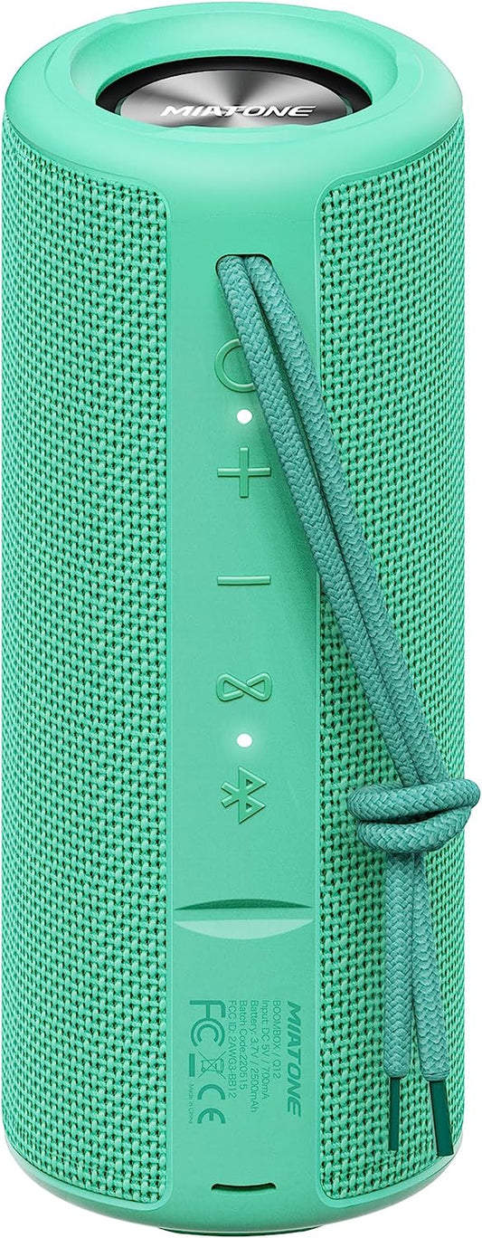 Boombox Portable Bluetooth Speaker for Her Him Women Men - Green