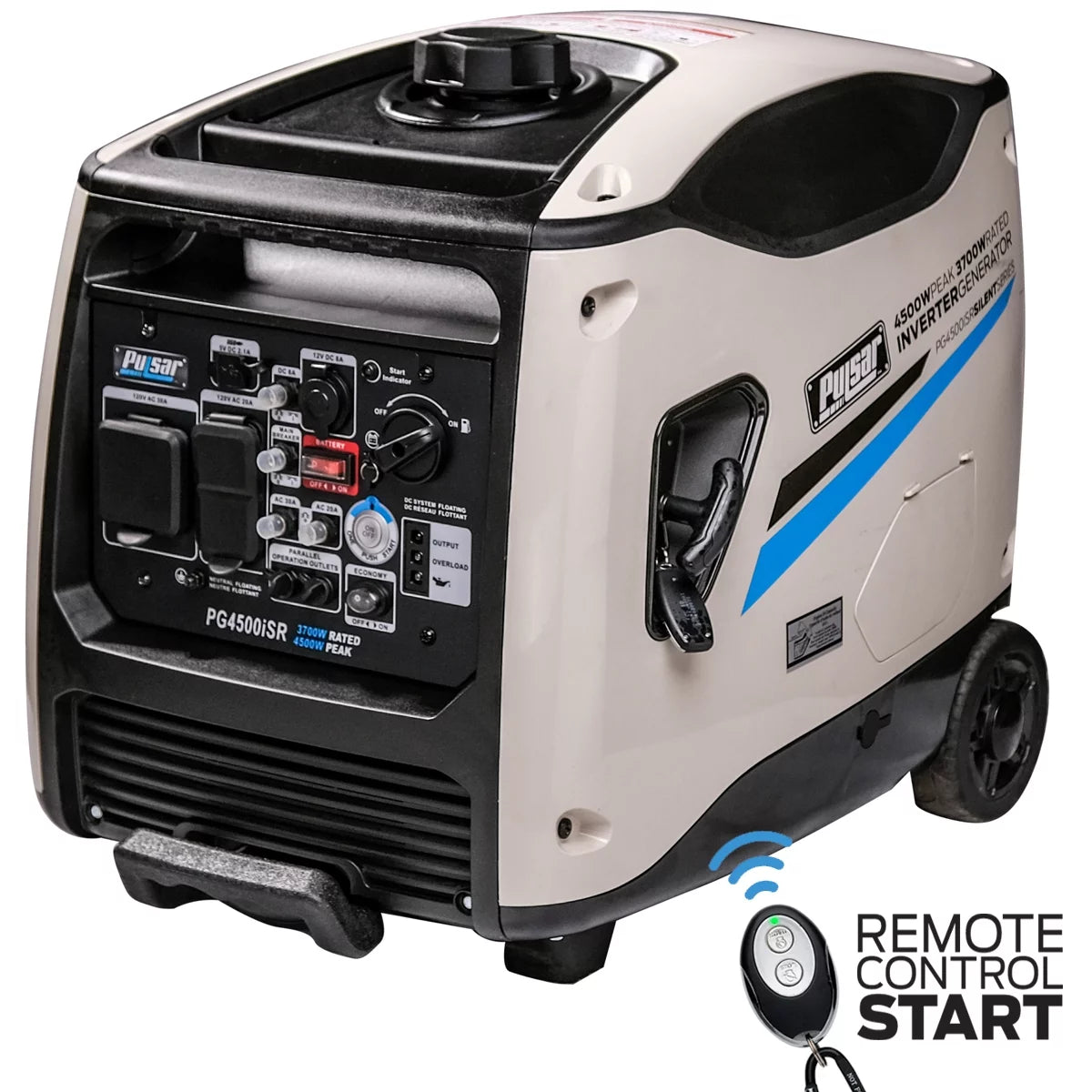 4500W Inverter Gas Powered Generator with Remote Start