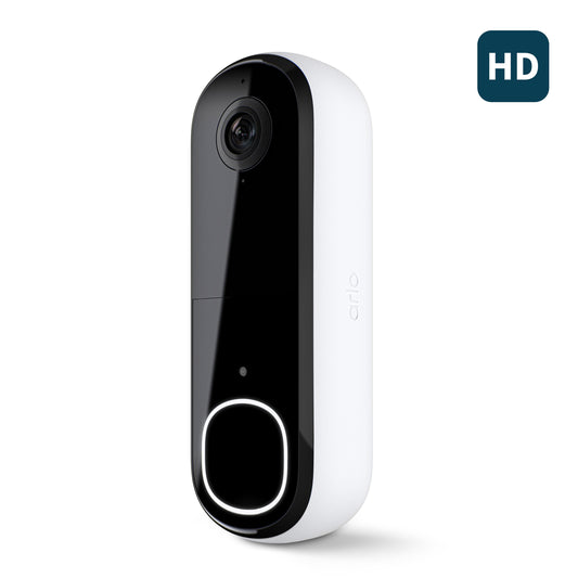 Video Doorbell HD (2Nd Gen) - 1080P Battery/Wired Doorbell & Security Camera, Google Home & Alexa Compatible - White