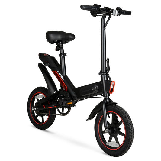 14" 36V Foldable Compact Electric Bike W/Throttle, 350W Motor, Recommended Ages 14 Years and Up