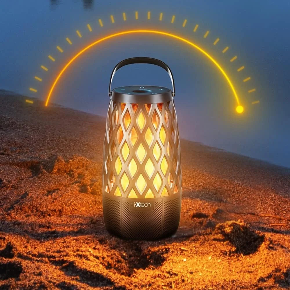 Outdoor Bluetooth Speakers, Waterproof Portable Bluetooth Speaker Wireless with Lights, Outdoor Gifts for Dads Mom, Multi-Sync Wireless Connection, Lantern Speakers Mountable, 2 Pack