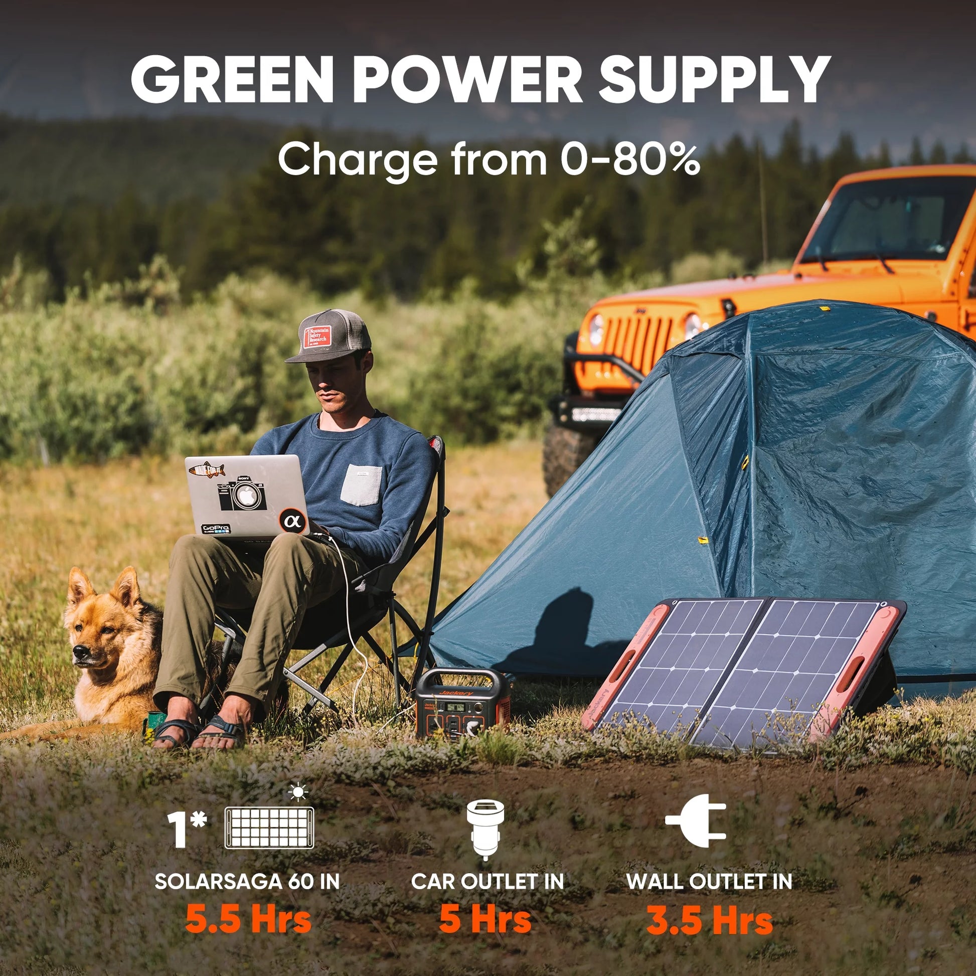 Portable Power Station Explorer 240, 240Wh Backup Lithium Battery, 110V/200W Pure Sine Wave AC Outlet, Solar Generator for Outdoors Camping Travel Hunting Emergency (Solar Panel Optional)