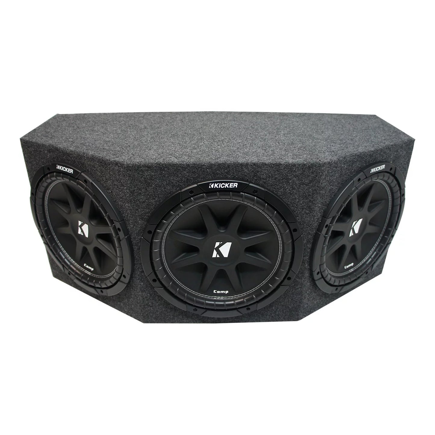 Comp C12 Triple 12" Subwoofer Loaded 900 Watt Sub Box - Final 1.3 Ohm