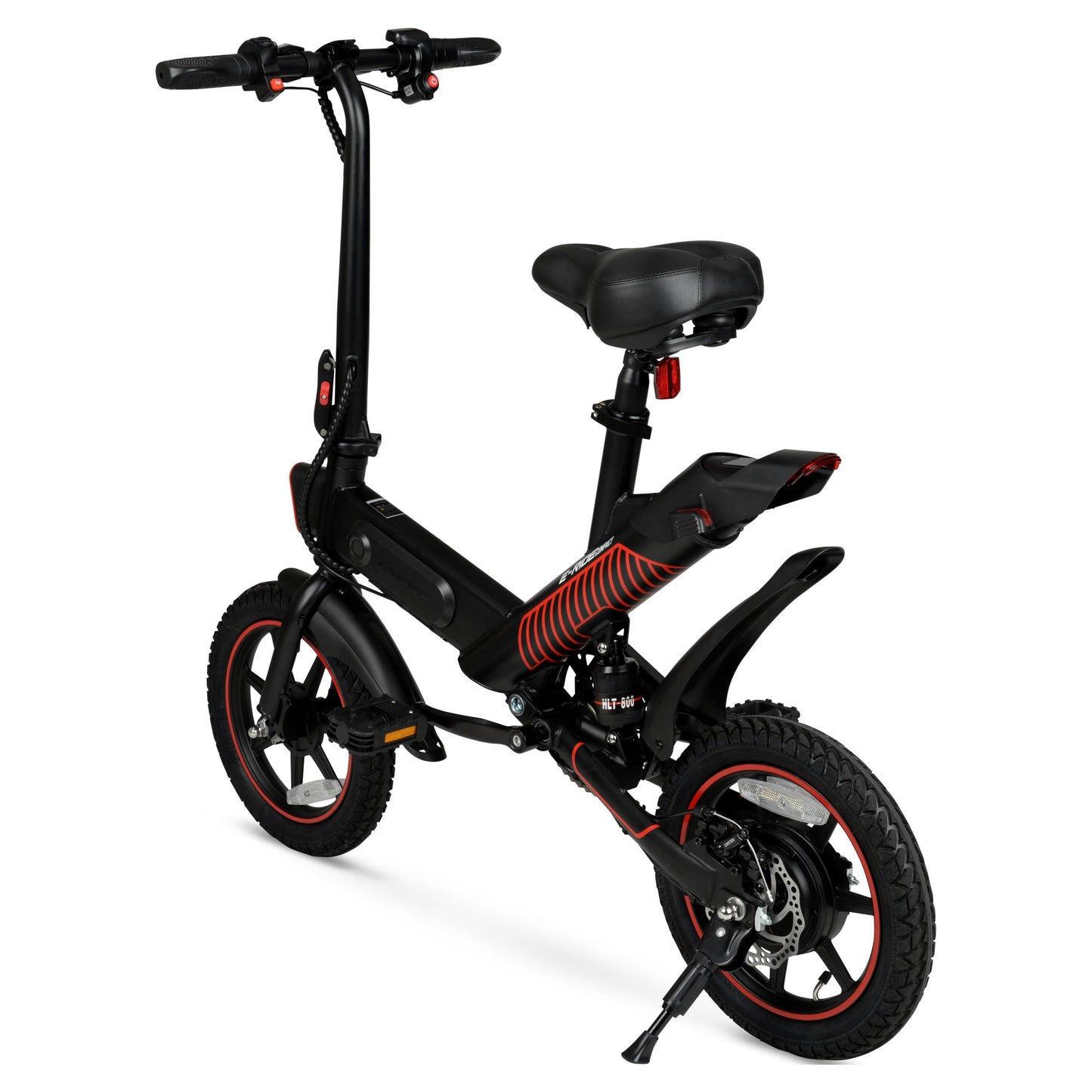 14" 36V Foldable Compact Electric Bike W/Throttle, 350W Motor, Recommended Ages 14 Years and Up