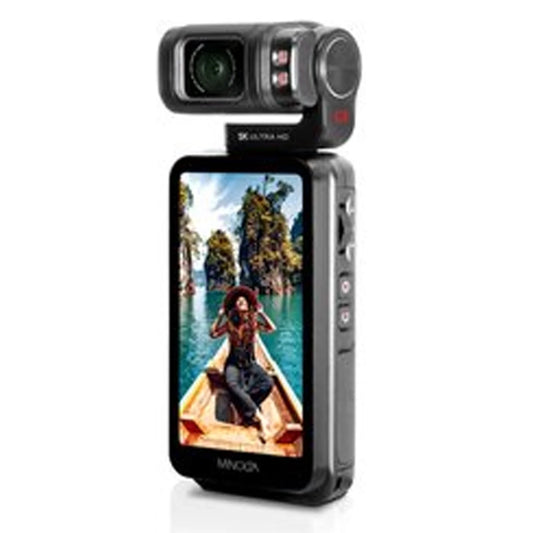 MN5KGP1 5K Ultra HD / 20 MP Handheld Pocket Camcorder W/Motorized Tilting Lens Head