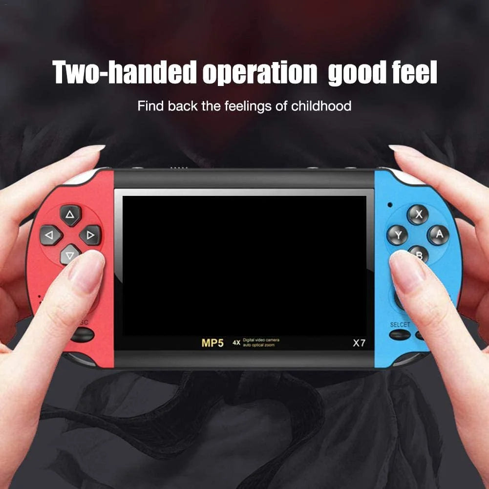 Portable Handheld Game Console Classic Retro Video Game Support TF Card Capacity 1GB-64GB with Multimedia Functions