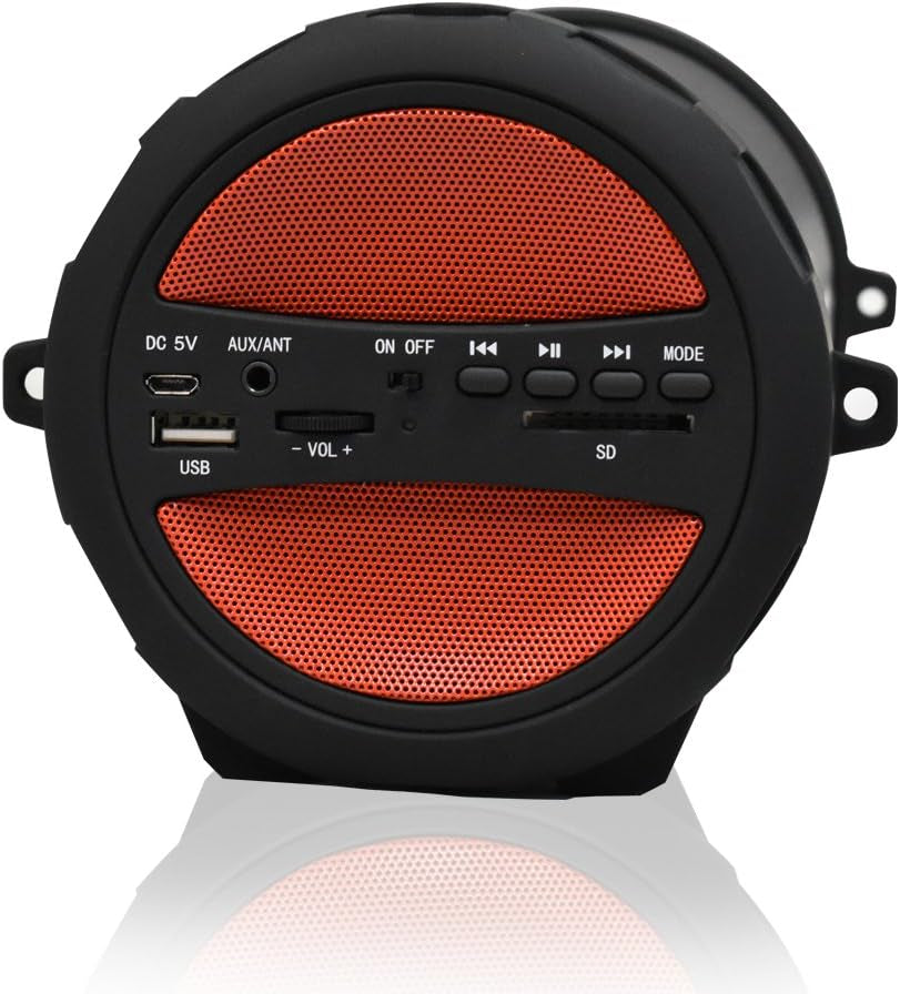 Speakers Bluetooth Wireless Portable — at Home, Car Speakers, or Outdoor Speaker with Aux, SD Card, & USB Compatibility for Amazing Sound - SPBT1041