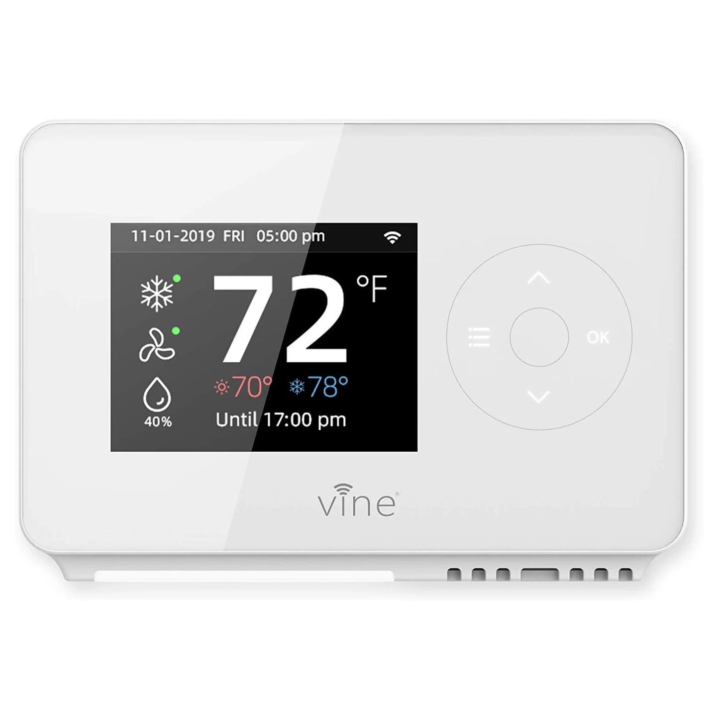 TJ-225B Wi Fi 7 Day and 8 Period Programmable Smart Home Thermostat