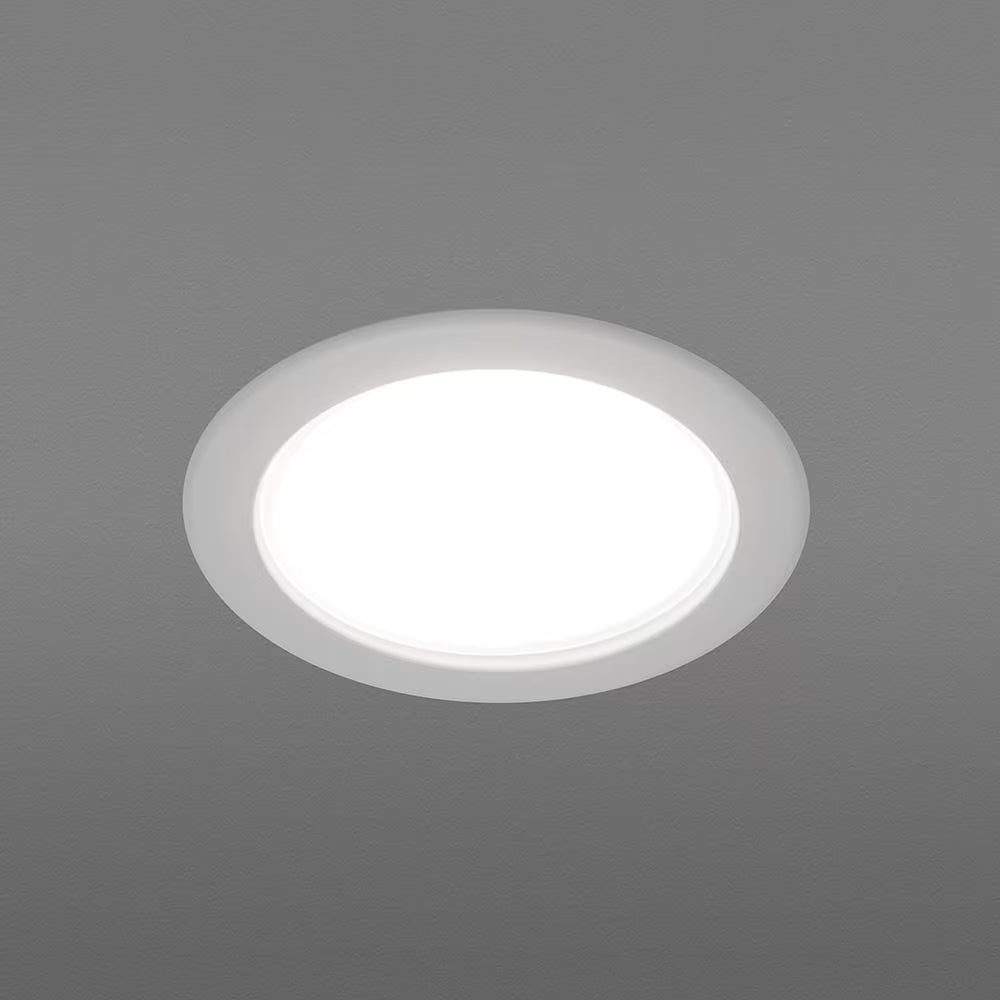 4 In. SMART Integrated LED Recessed Light Trim Wireless Powered by Hubspace Adjustable CCT New Construction Remodel