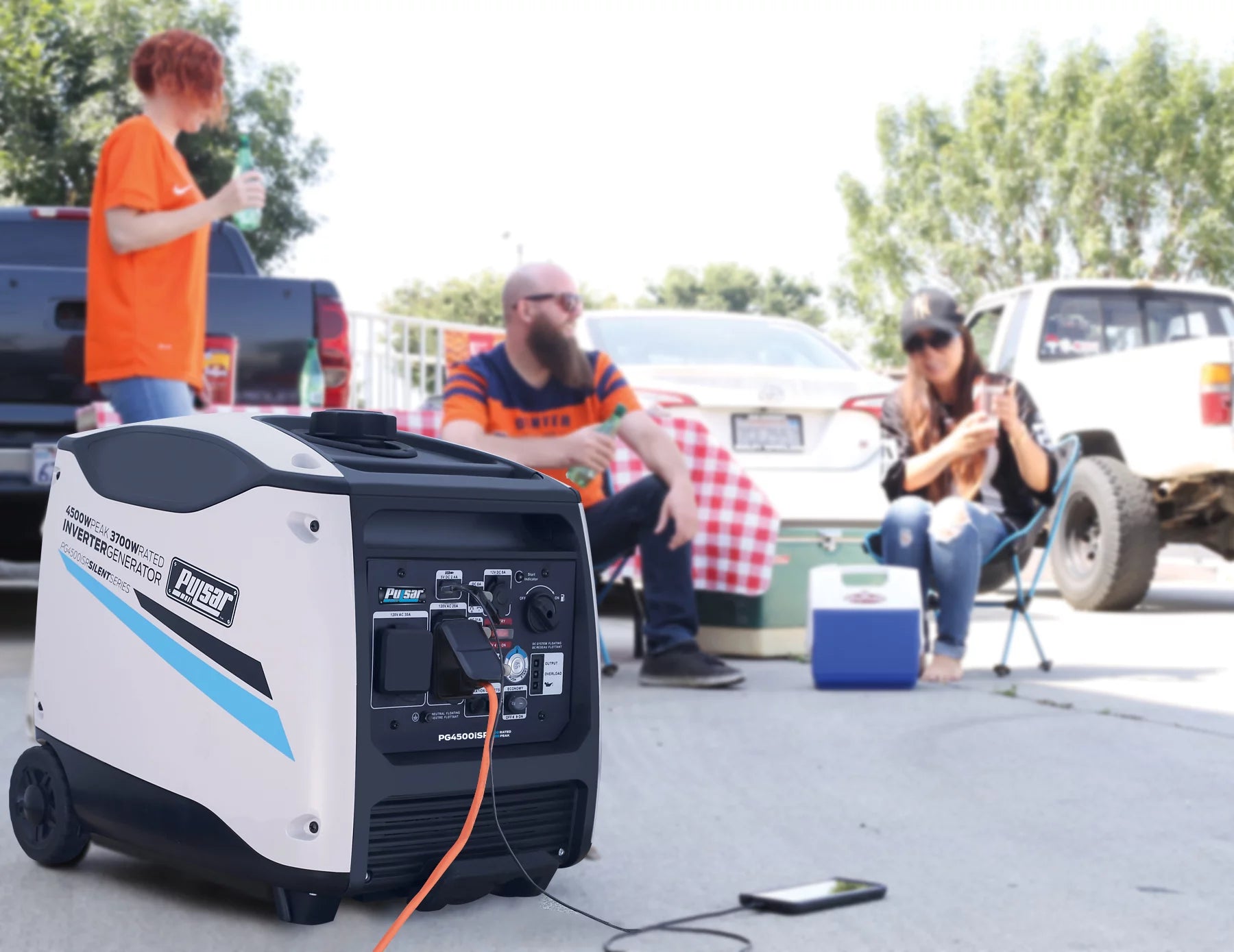 4500W Inverter Gas Powered Generator with Remote Start