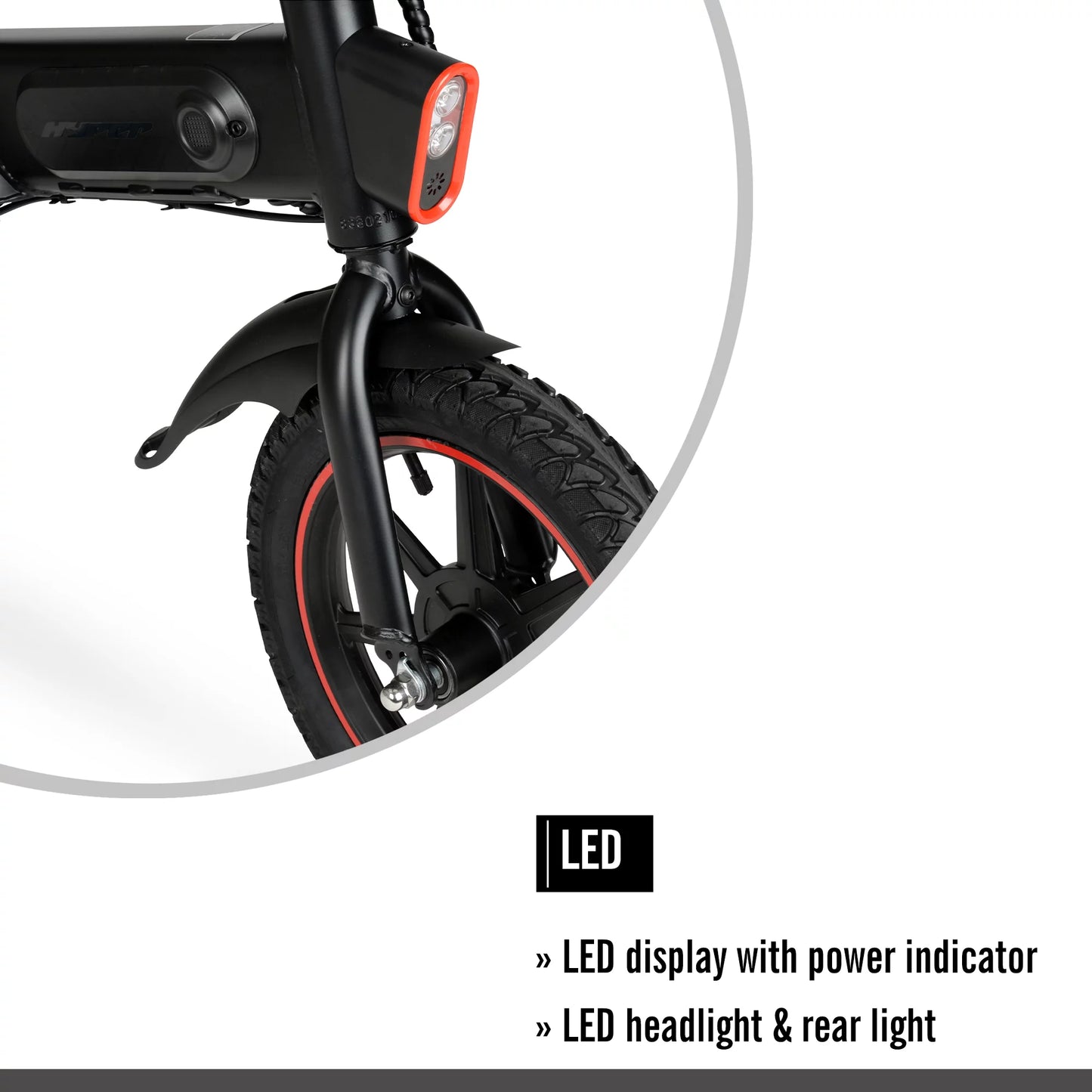 14" 36V Foldable Compact Electric Bike W/Throttle, 350W Motor, Recommended Ages 14 Years and Up